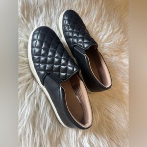 Black Target Slip on shoes
